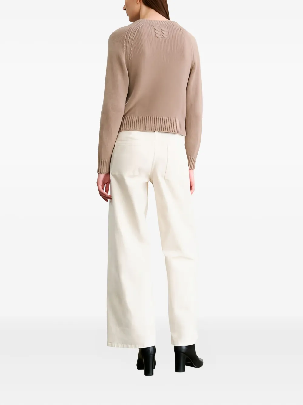 Nili Lotan Crew-neck Long-sleeve Sweater In Multi