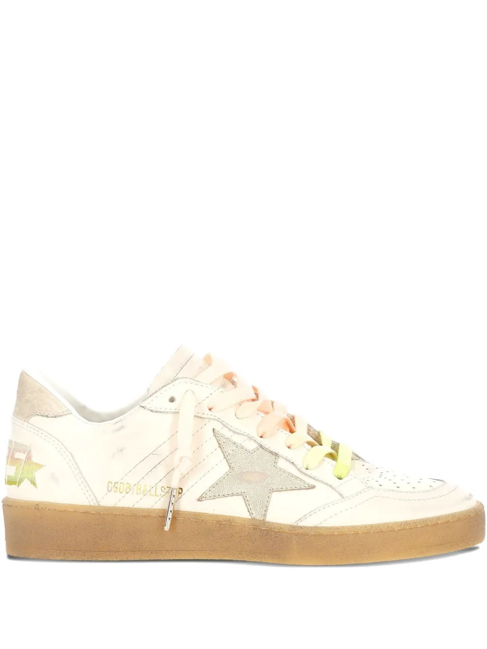 Golden Goose star-detail leather sneakers | Neutrals | Image 1