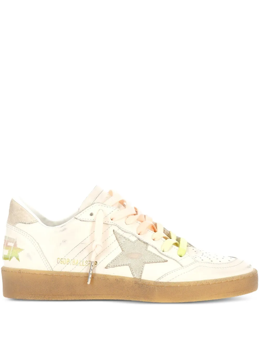 Golden Goose star-detail leather sneakers Neutrals