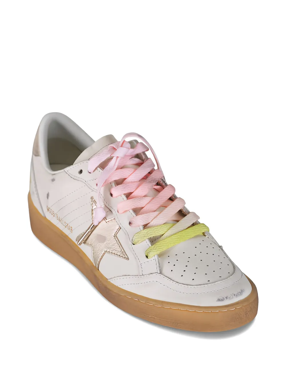 Golden Goose Leren sneakers met sterdetail Beige