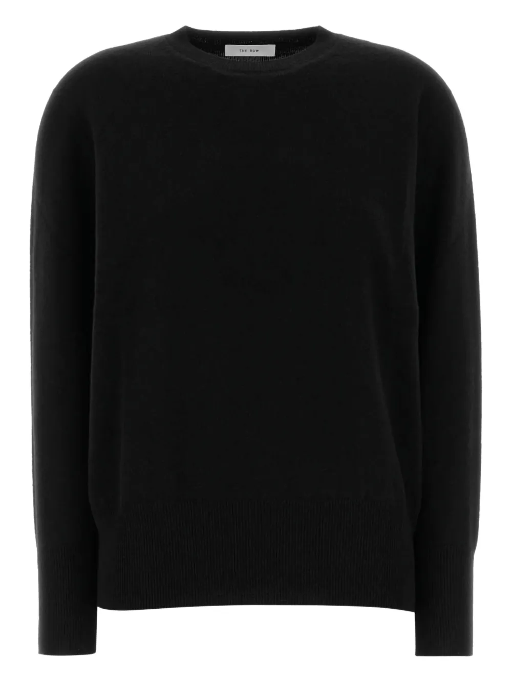 The Row cashmere crew-neck sweater | Black | Image 1