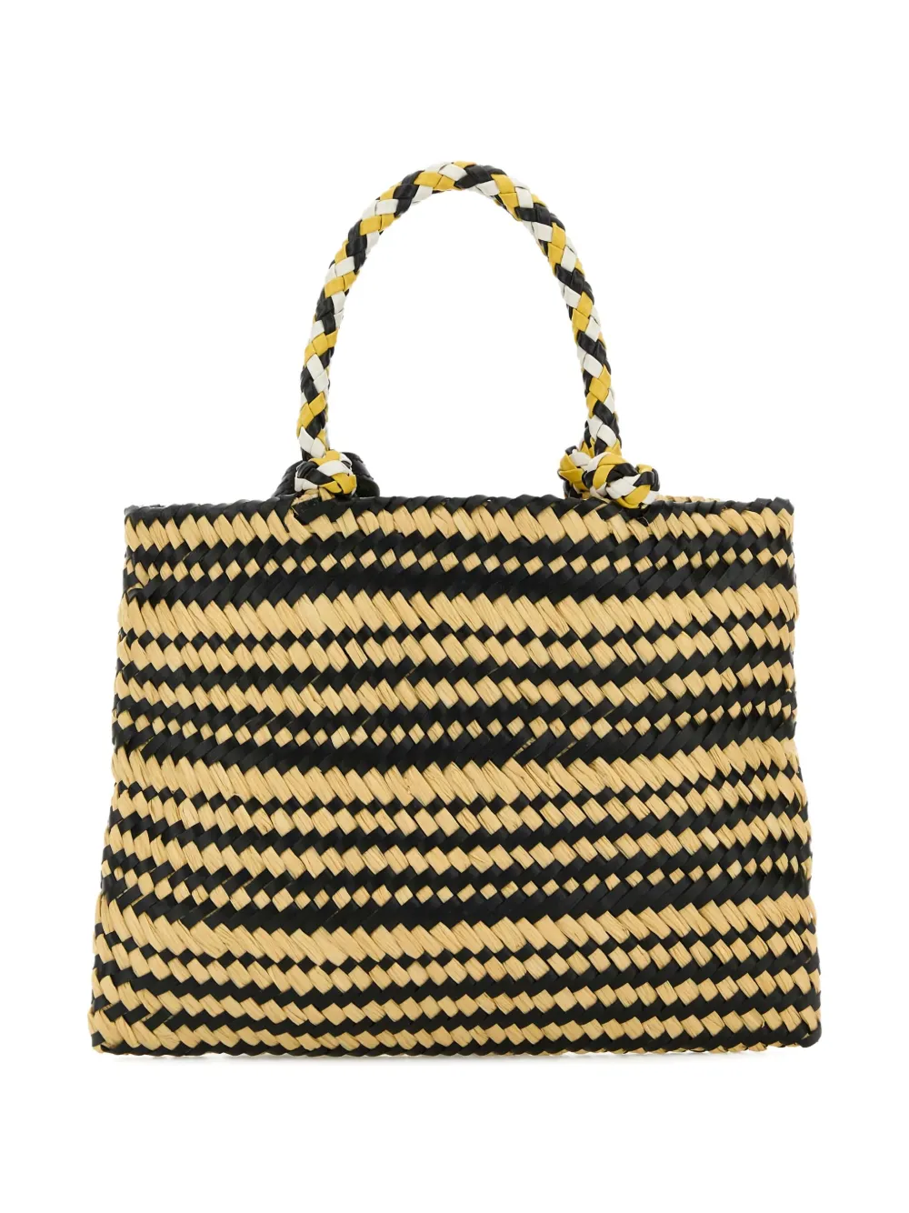 Prada Raffia geweven shopper - Beige