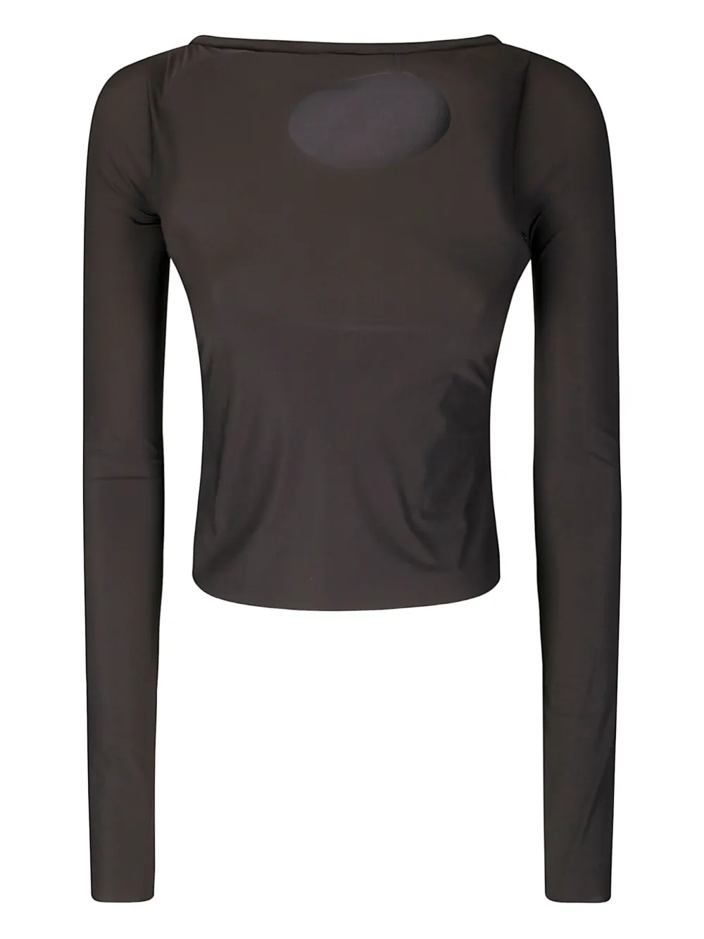 Ottolinger Cut-out Long-sleeved Top In Brown