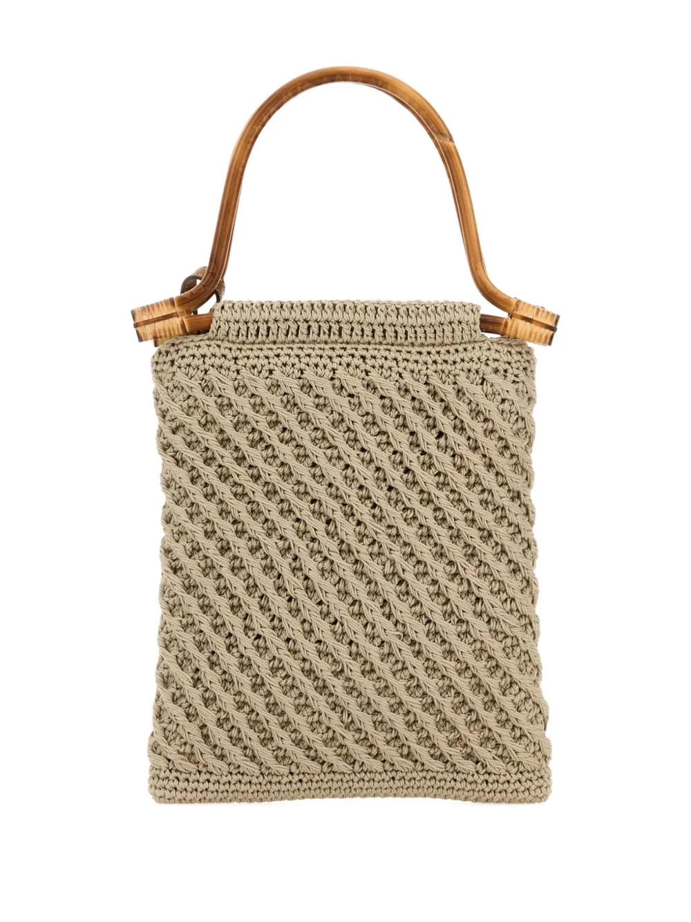 Prada Gehaakte shopper - Beige