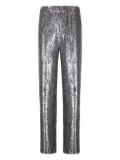 P.A.R.O.S.H. sequin-embellished trousers - Silver