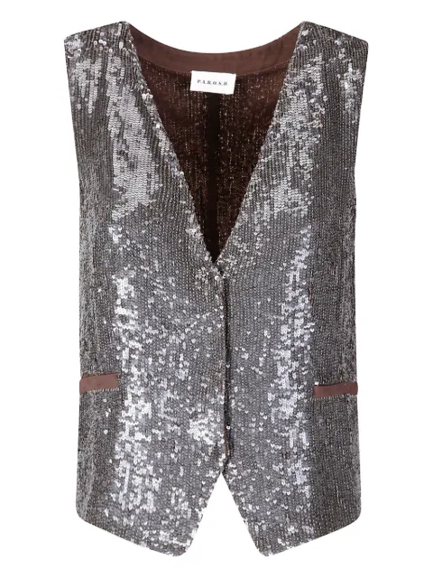 P.A.R.O.S.H. sequined waistcoat