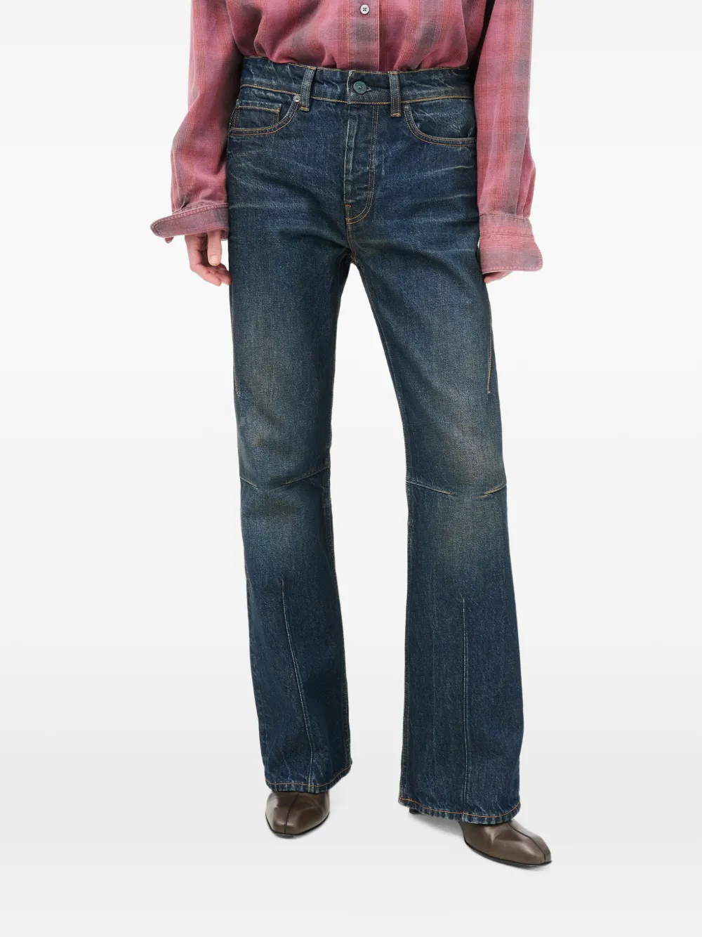 OUR LEGACY Moto Cut jeans Blauw