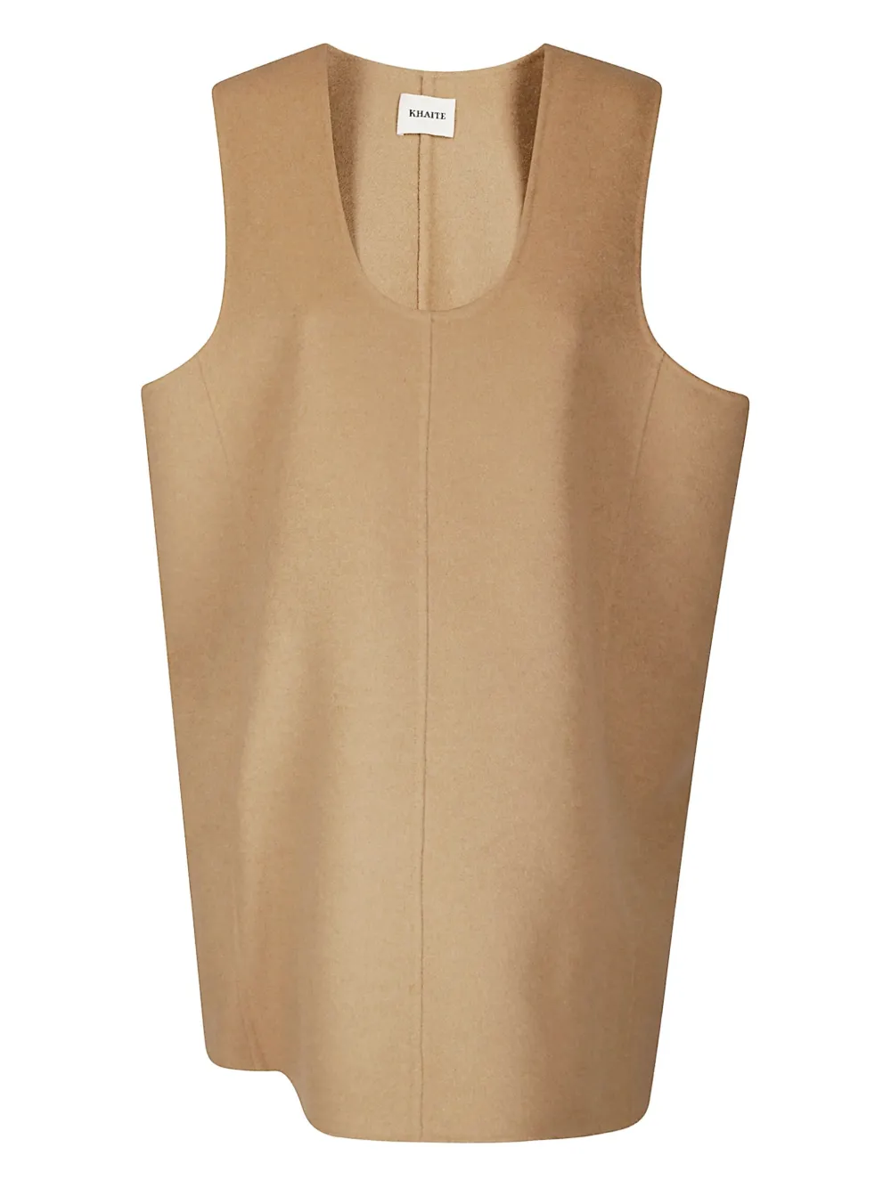 Khaite Nyona Mini Dress In Brown