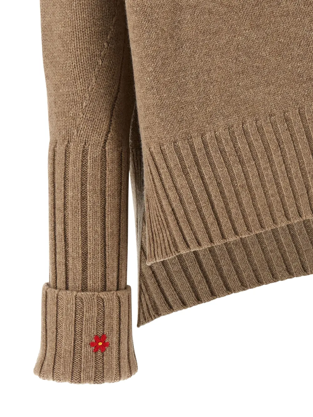 Tory Burch Wool Sweater Sweaters And Cardigans Beige In Neutral