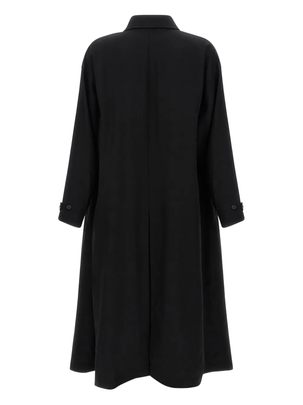 Yohji Yamamoto button-fastening wool coat | Single Breasted Coats | Image 2