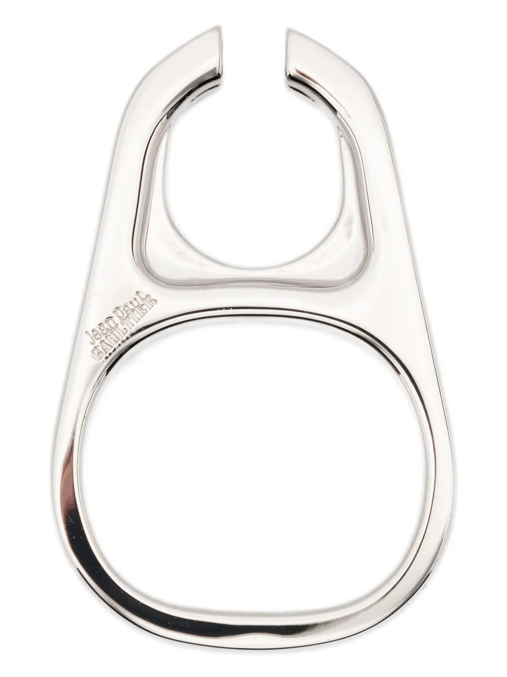 Jean Paul Gaultier Cap-motif Earrings In Silver