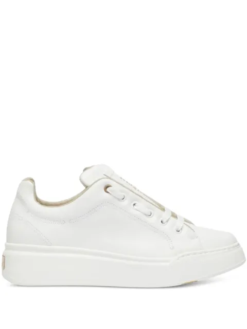 Max Mara leather lace-up sneakers