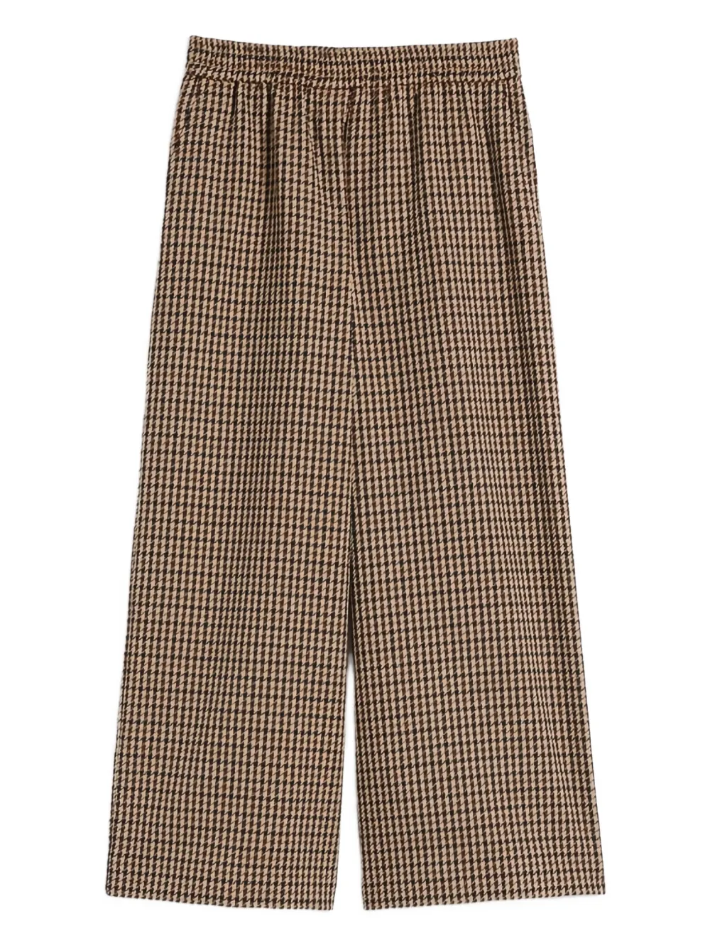 Weekend Max Mara houndstooth elastic-waist trousers | Neutrals | Image 1