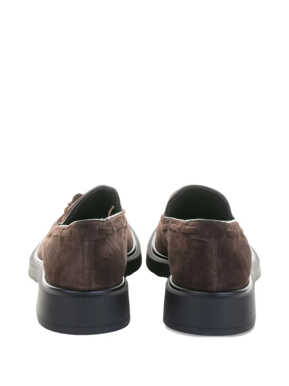 Fratelli Rossetti Kelso tassel suede loafers Brown