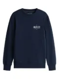 Tommy Hilfiger logo-embroidered crew-neck sweatshirt - Blue