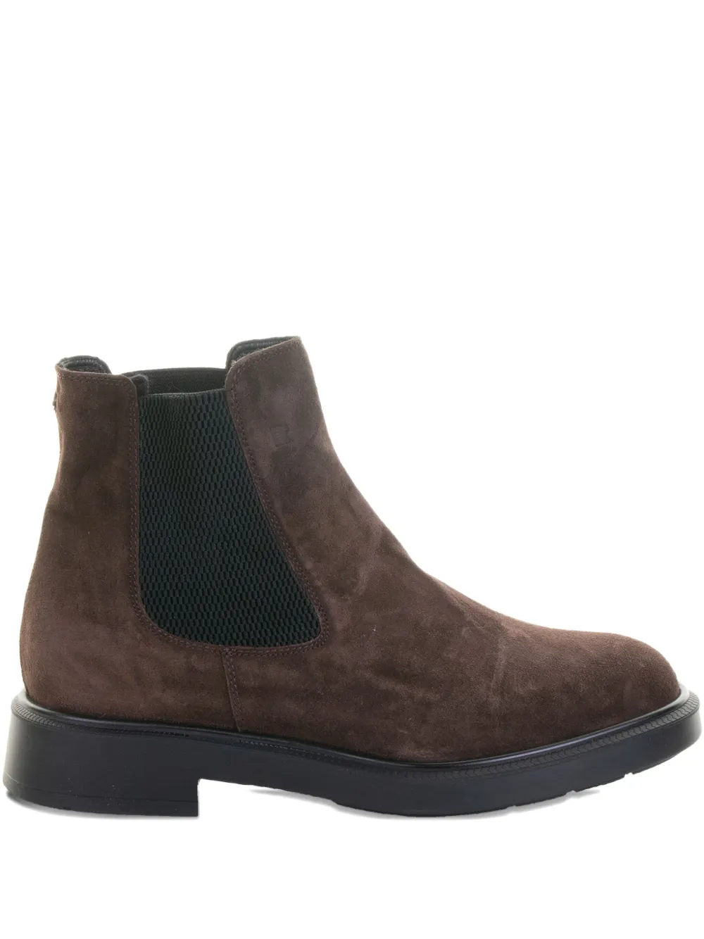 Fratelli Rossetti elastic-panel suede boots Brown