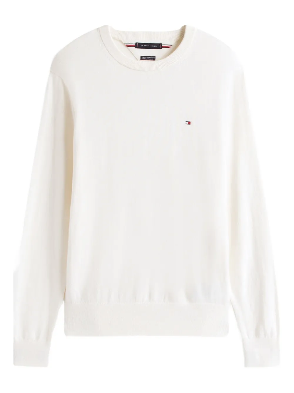 Tommy Hilfiger logo-embroidered crew-neck sweater | White | Image 1
