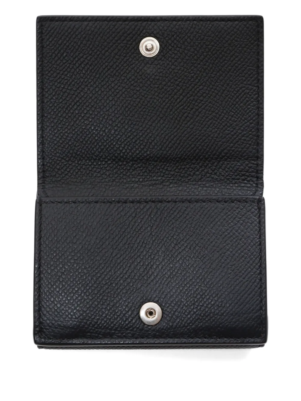 Pre-owned Balenciaga 2020-2025 Leather Wallet In Black