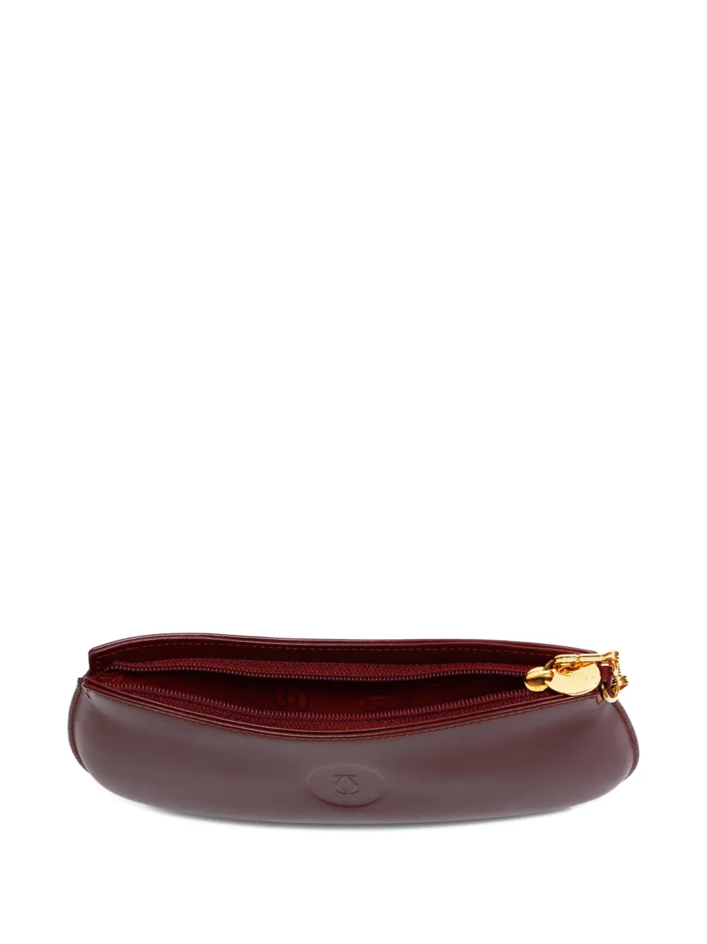 Pre-owned Cartier 1990s Mush Du Shoulder Bag In Red
