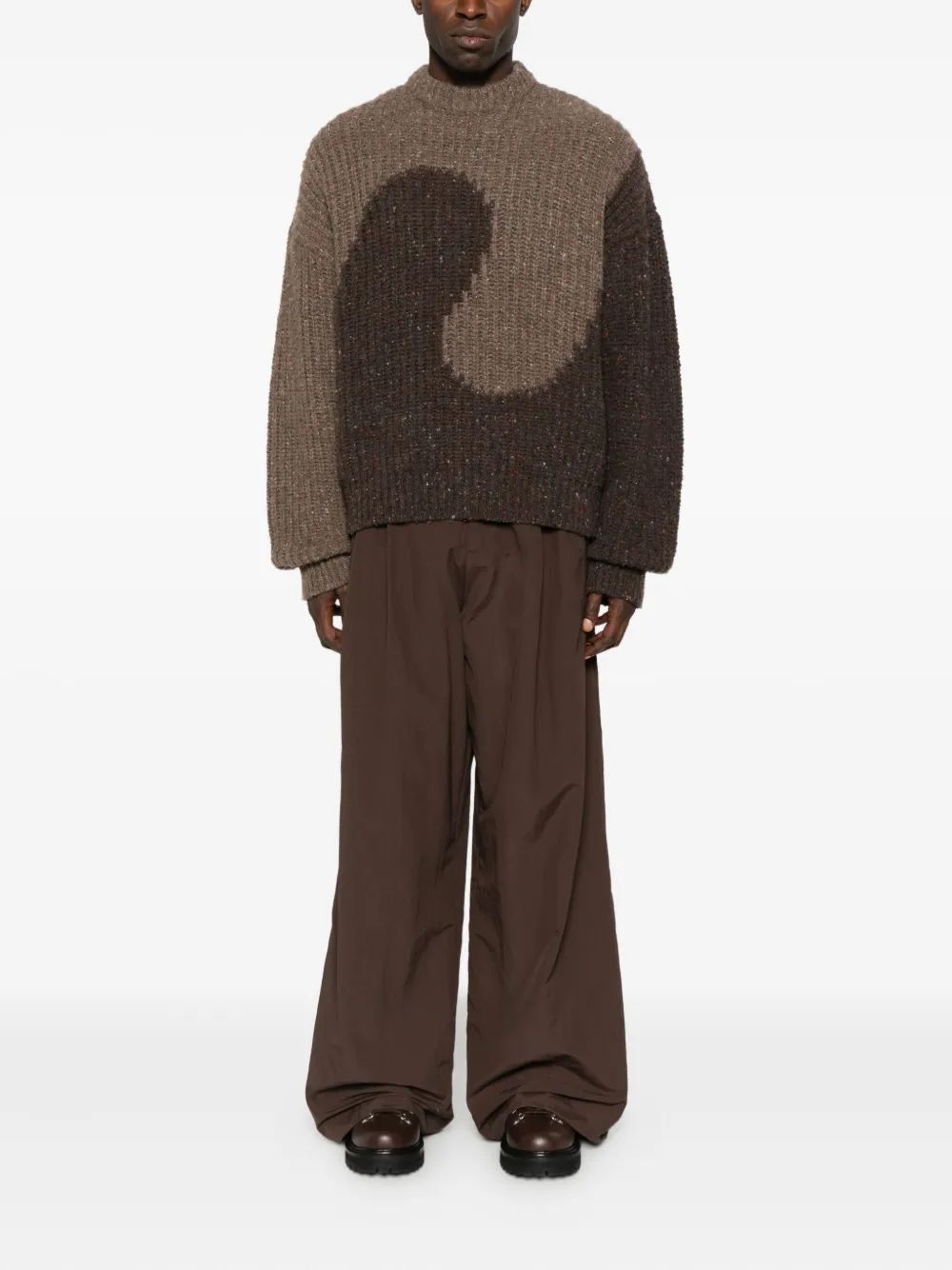ERL pleated wide-leg trousers | Wide Leg Pants | Image 2