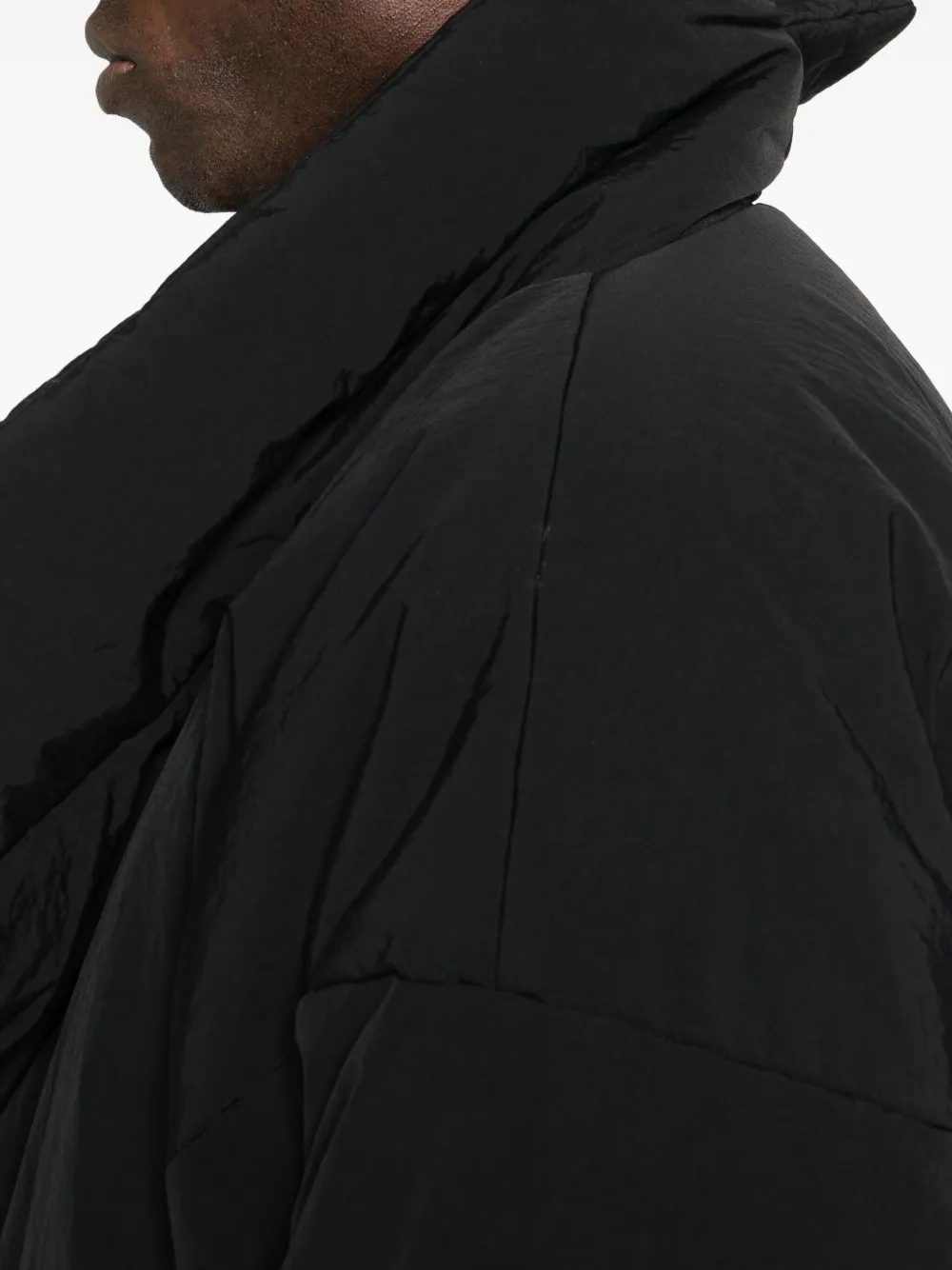 Erl Quilted Padded Jacket In Black