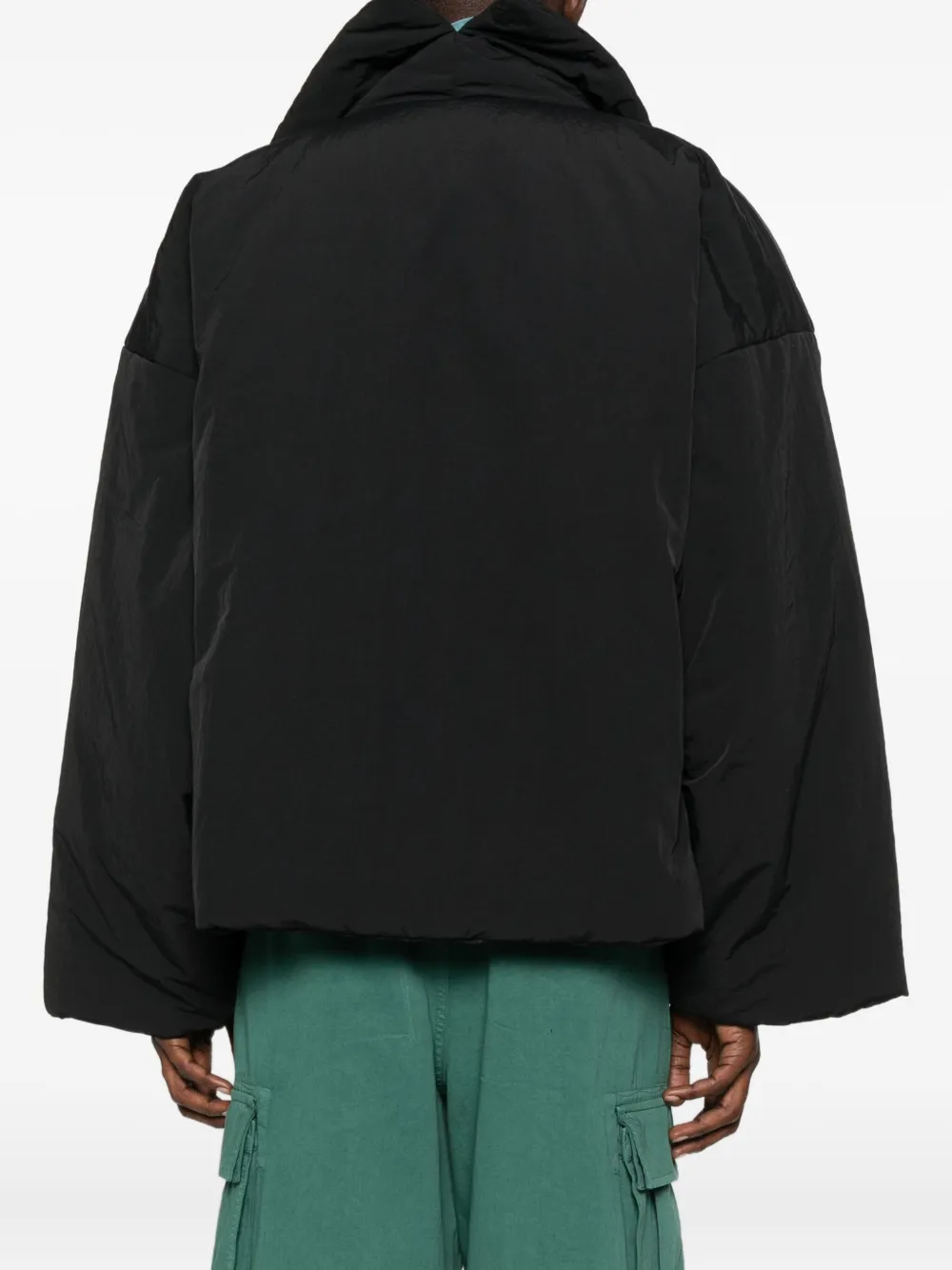 Erl Quilted Padded Jacket In Black