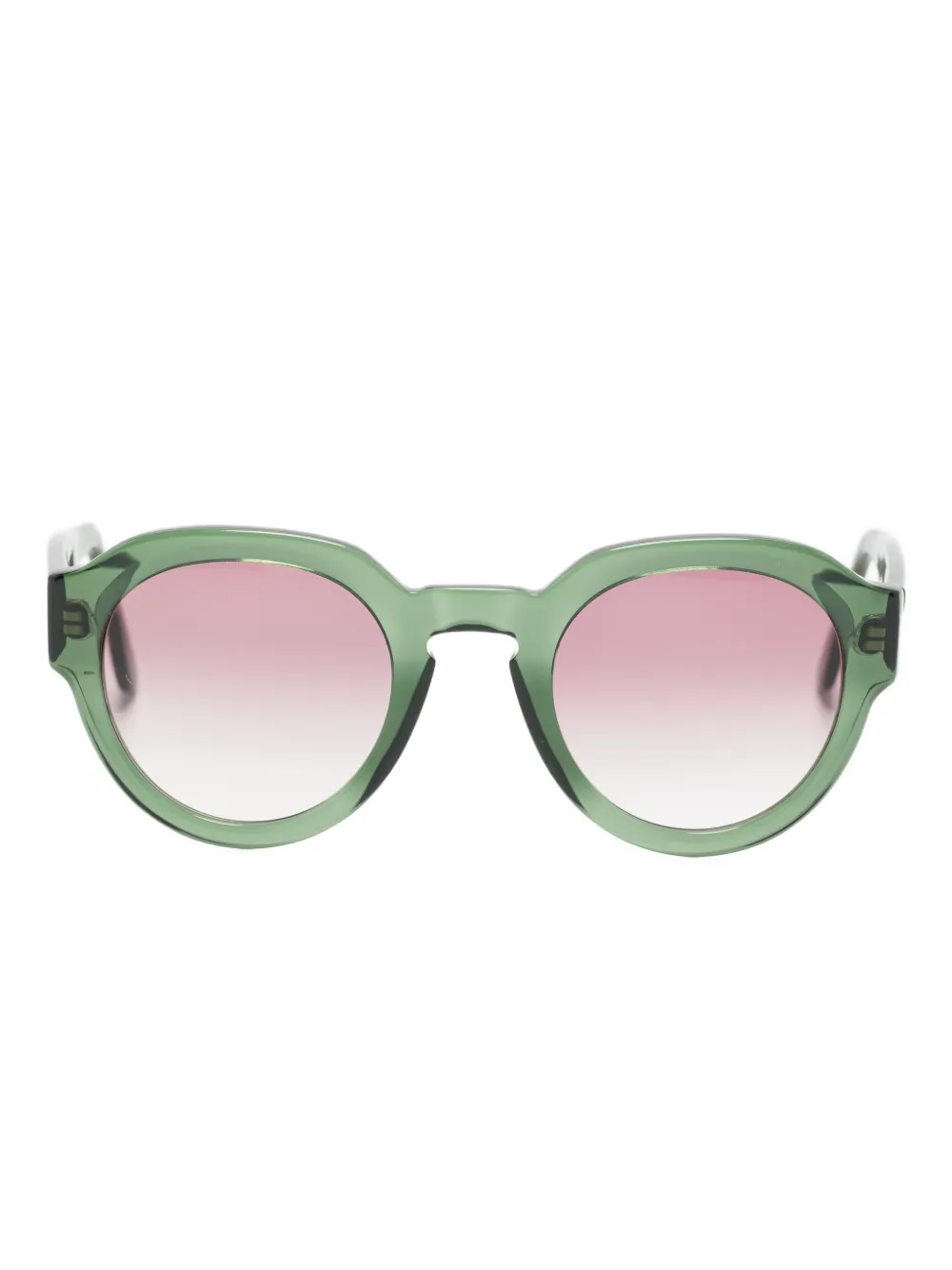 Andy Wolf round-frame sunglasses - Verde