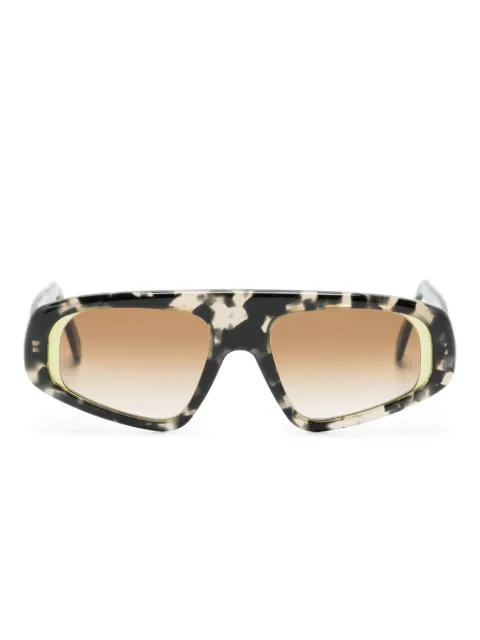 Andy Wolf tortoiseshell geometric-frame sunglasses