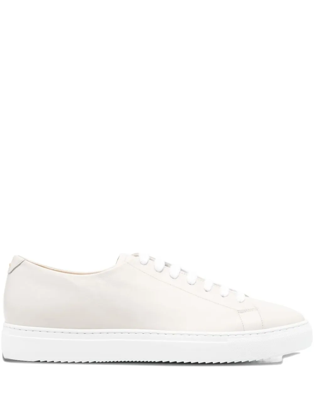 Doucal's round-toe lace-up sneakers Neutrals
