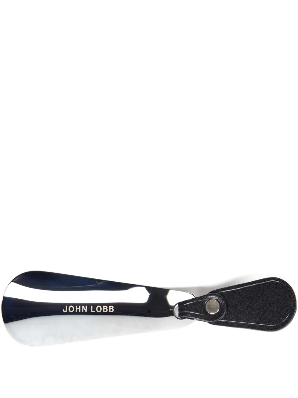 John Lobb Engraved-detail Keyring In Black