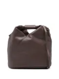 MM6 Maison Margiela diagonal-seam shoulder bag - Brown