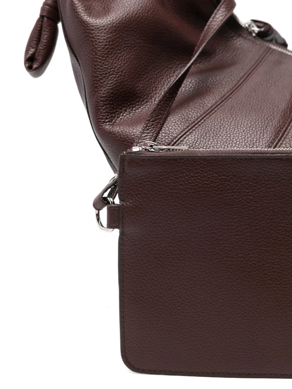 Lemaire Large Croissant Shoulder Bag In Red