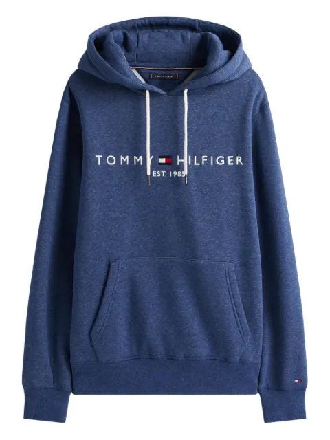 Tommy Hilfiger logo-embroidered hoodie