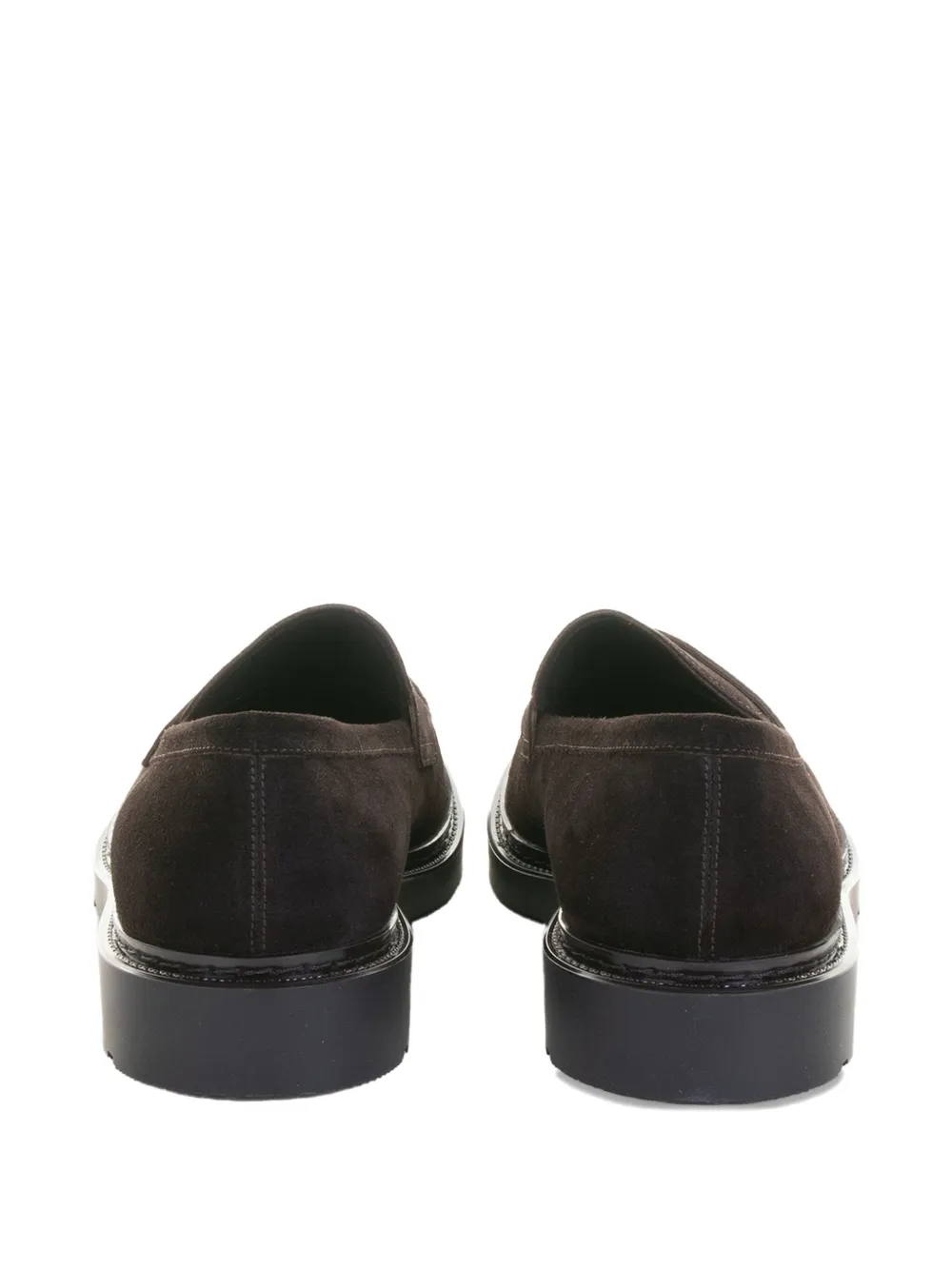 Fratelli Rossetti penny suede loafers Brown