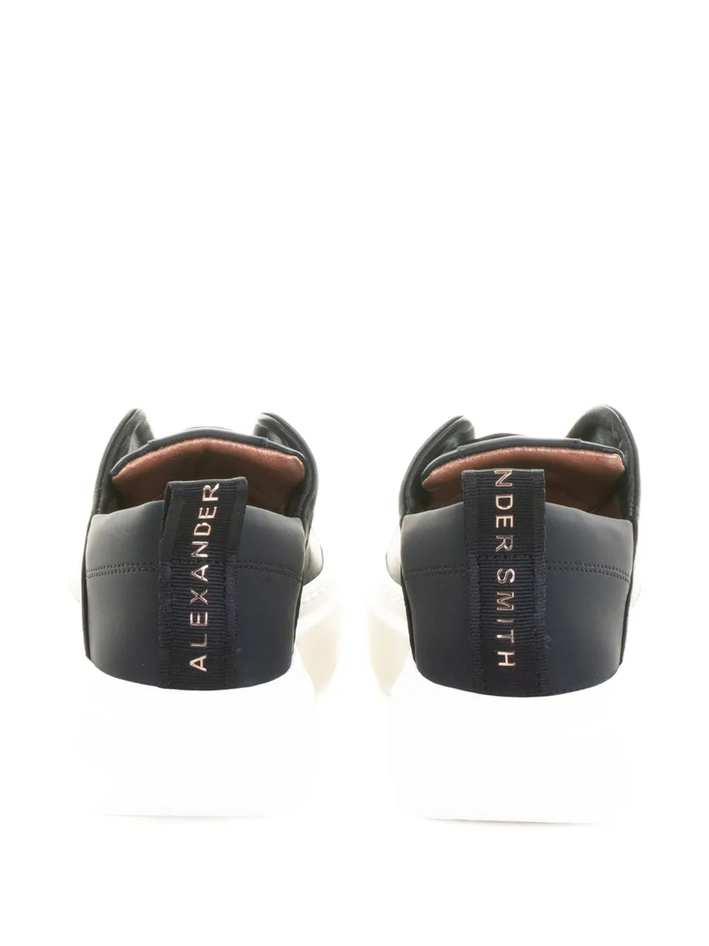 Alexander Smith 40mm Wembley Slip-on Platform Sneakers In Black