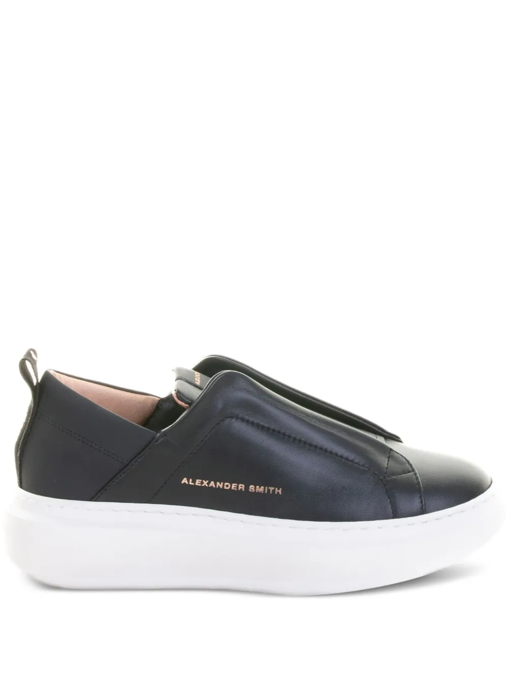 Alexander Smith 40mm Wembley slip-on platform sneakers Black