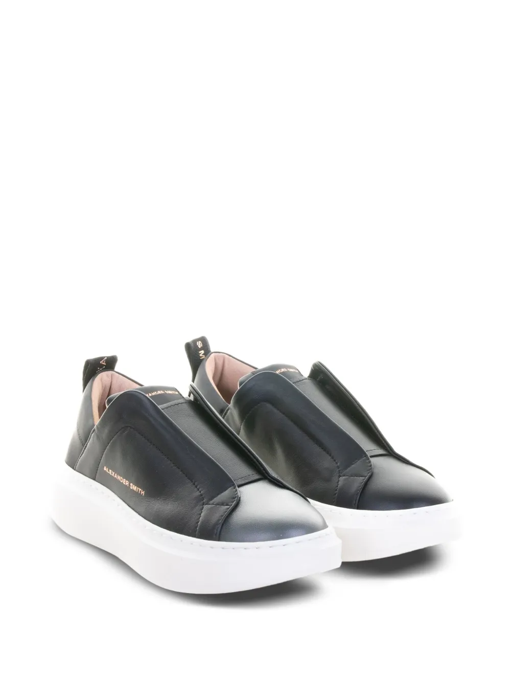 Alexander Smith 40mm Wembley slip-on platform sneakers Black