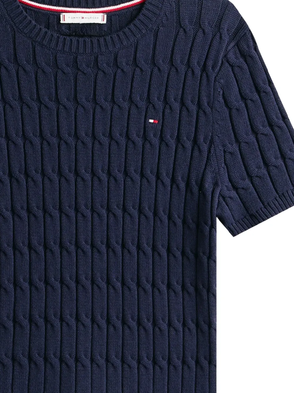 Tommy Hilfiger cable-knit short-sleeve T-shirt | T-Shirts & Jersey Shirts | Image 2