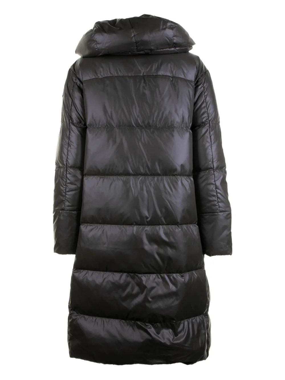 Peuterey Hooded Quilted Coat In Black