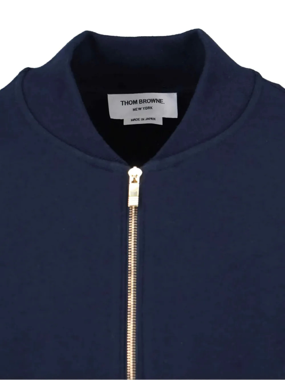 Thom Browne Four-stripe Bomber Jacket In Blue
