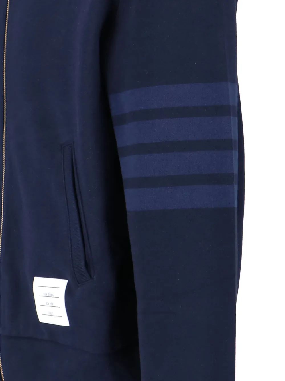 Thom Browne Four-stripe Bomber Jacket In Blue