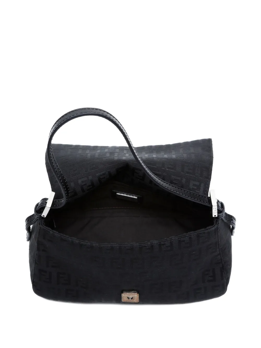 Pre-owned Fendi 2000-2015 Mini Mamma Shoulder Bag In Black