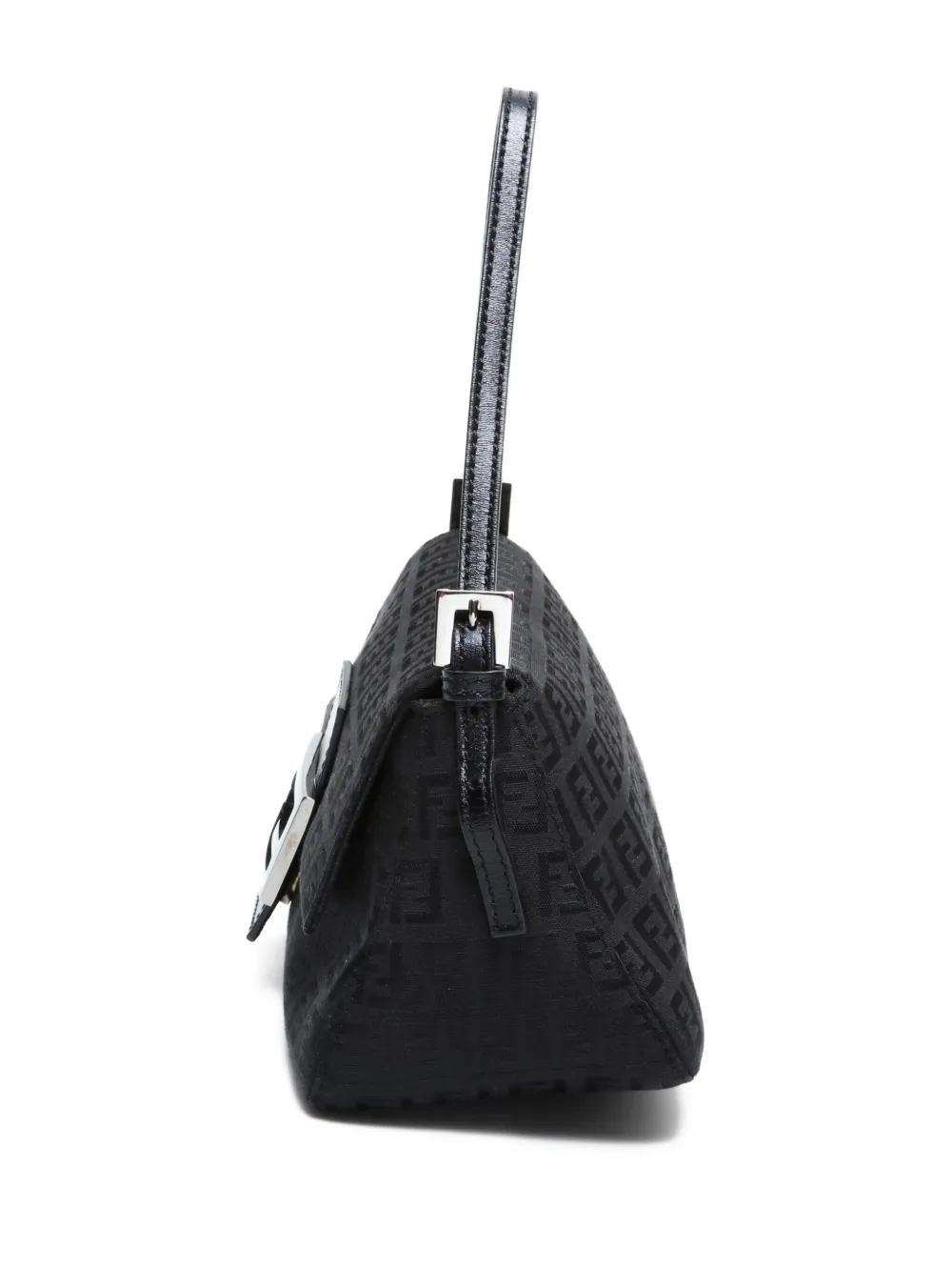Pre-owned Fendi 2000-2015 Mini Mamma Shoulder Bag In Black
