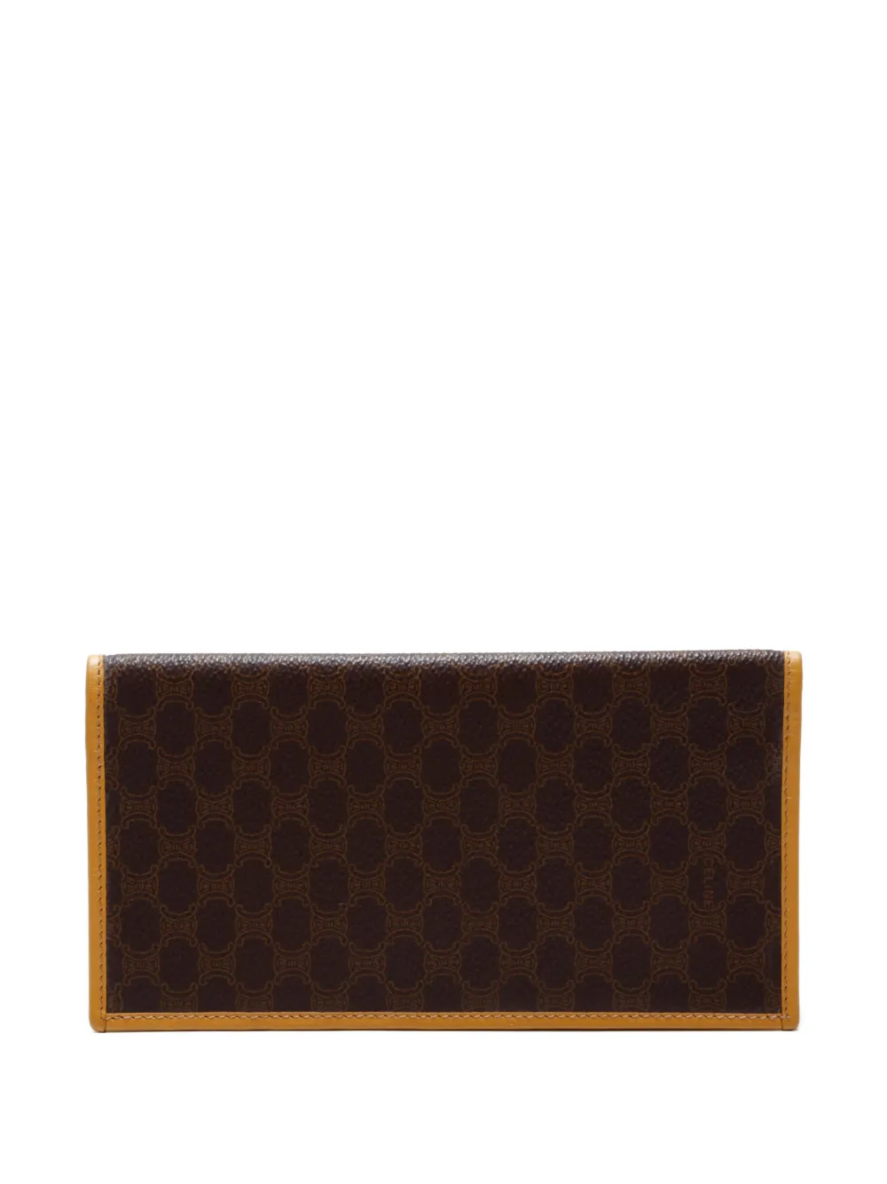 Celine Pre-Owned 1990s マカダム 長財布 - ブラウン Celine Pre-Owned 1990s マカダム 長財布 - ブラウン