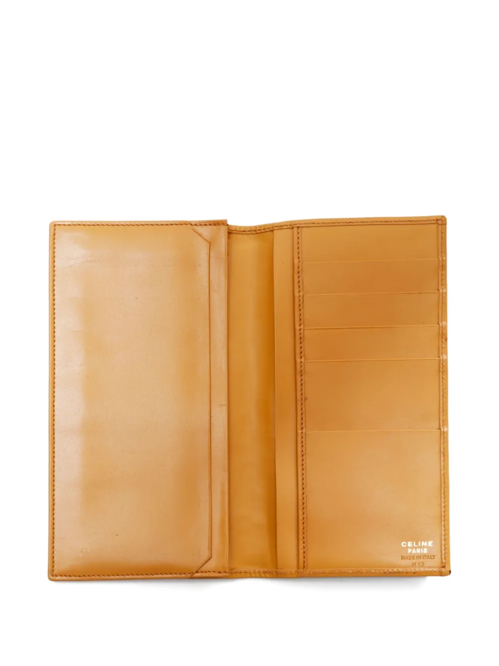 Pre-owned Celine 1990s Macadam Long Wallet In Brown