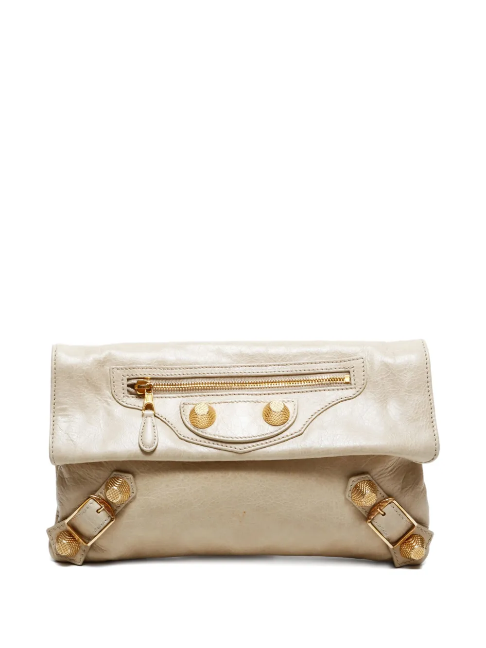 Balenciaga Pre-Owned 2000-2015 Motocross clutch bag | Neutrals | Image 1