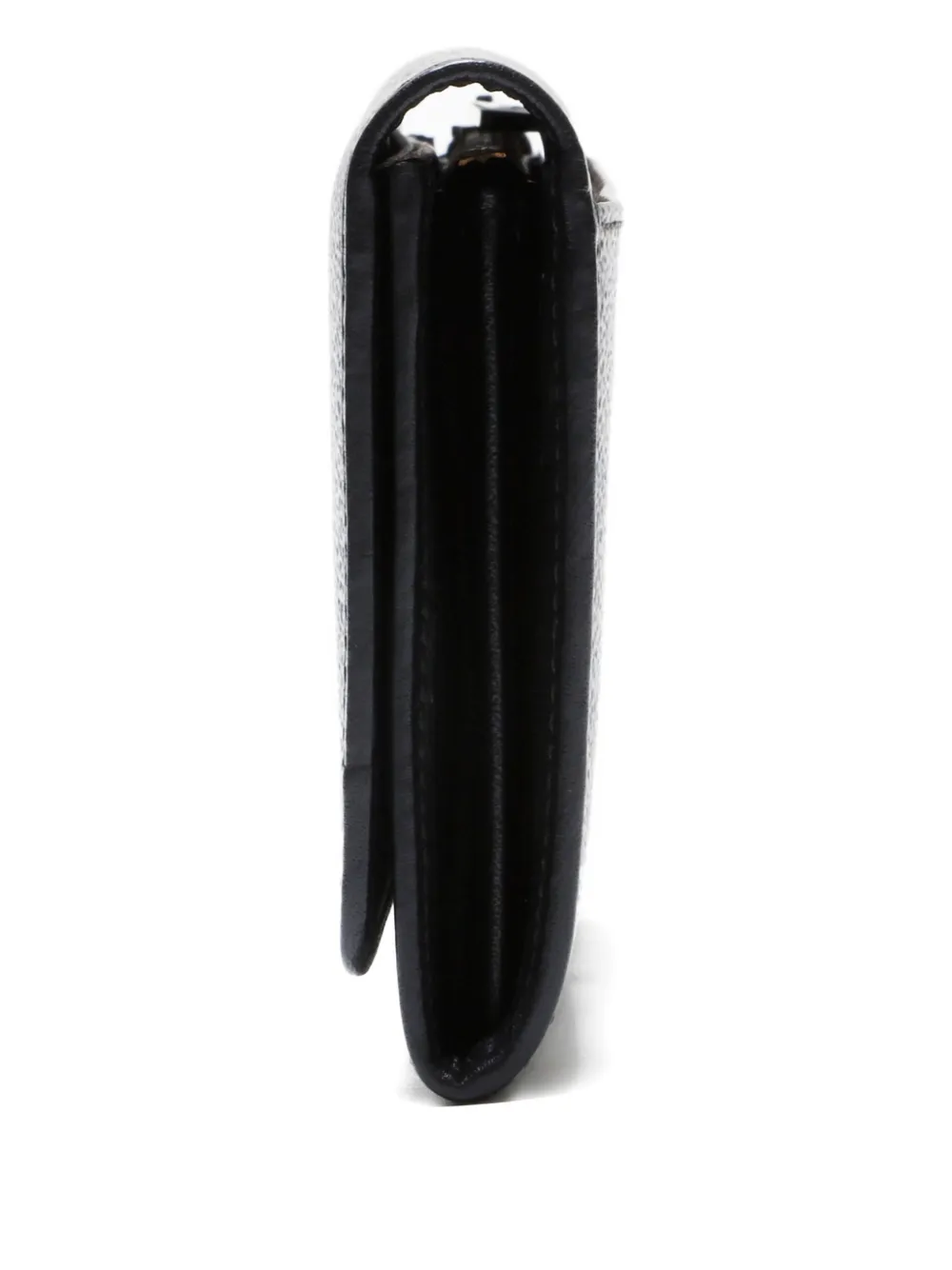 Pre-owned Celine 2000s Macadam Long Wallet In Black