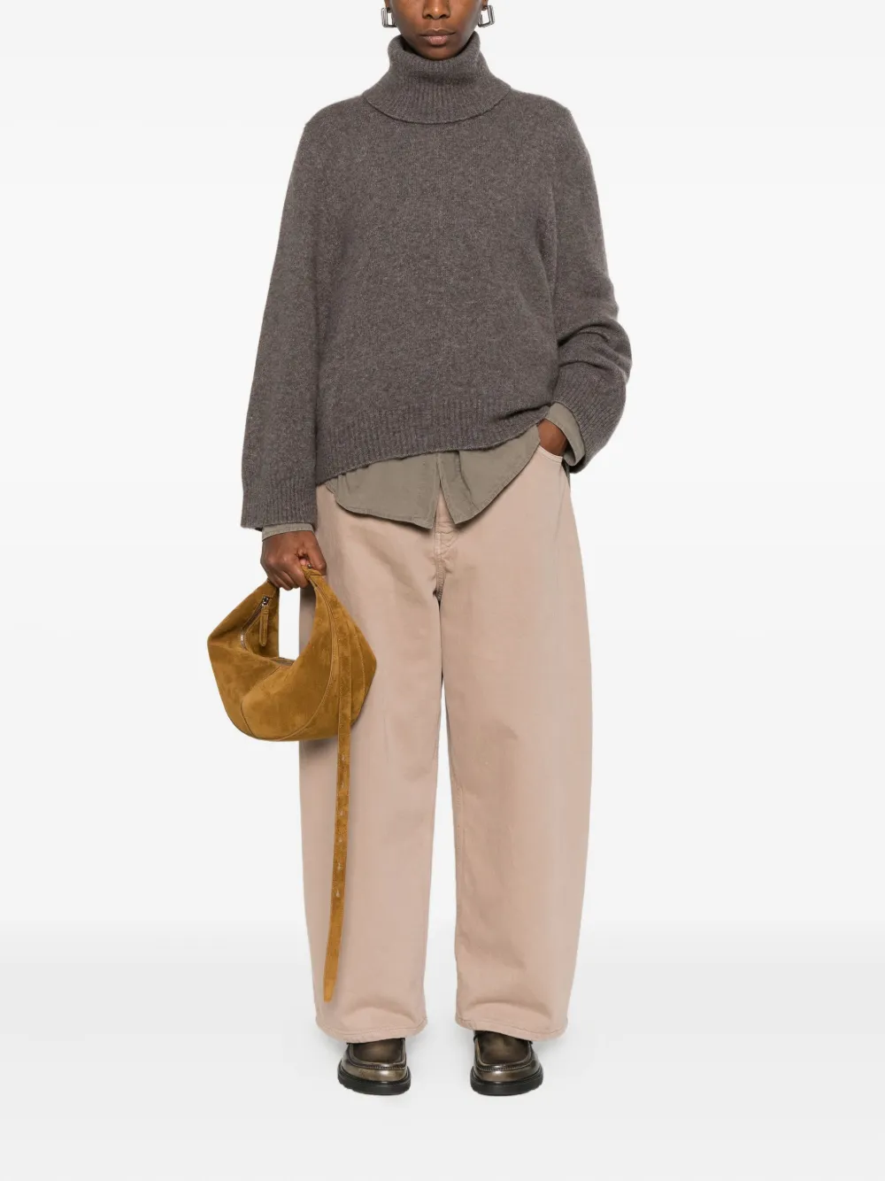 Boboutic roll-neck wide-sleeve sweater | Knitted Sweaters | Image 2