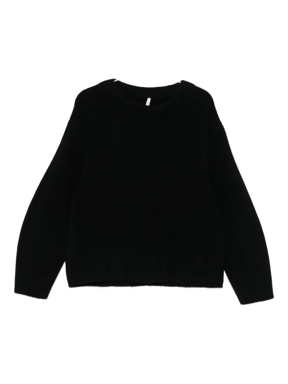 Boboutic Round-neck Wool Sweater In Black