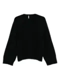 Boboutic balloon-sleeve cashmere jumper - Black